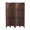 Proman Products FS16688 Folding Screen, 60 x 67 x 1, Brown - 3 of 4