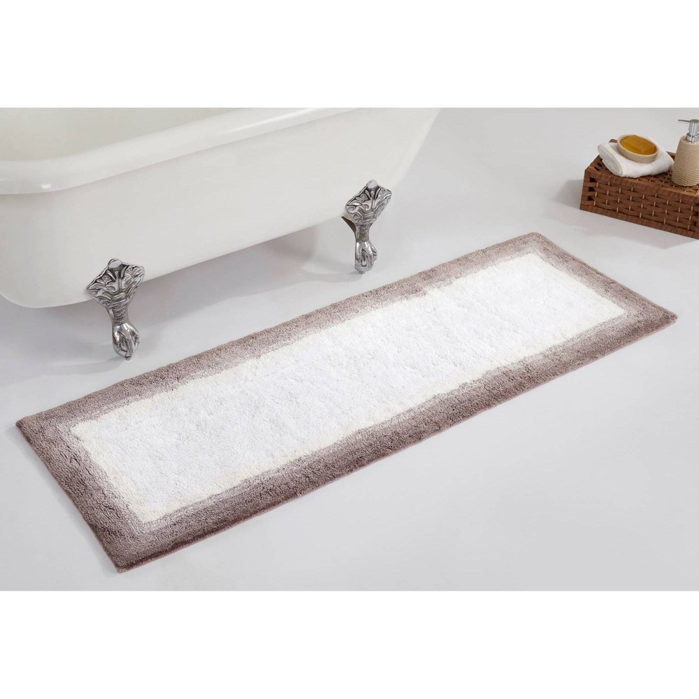 20inx60in Torrent Collection 100% Cotton Bath Rug Beige - Better Trends