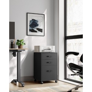 3 - Drawer File Cabinet for Home Office. Equipped with wheels. Suitable for A4 documents and hanging file folders. - 1 of 4