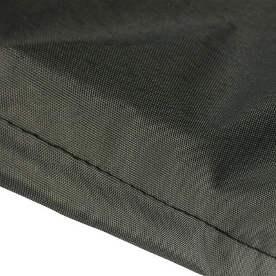 Dark Grey Heavy-Duty Polyester Outdoor Chaise Lounge Cover, 73x18 inches