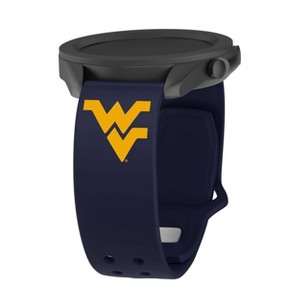 NCAA West Virginia Mountaineers Samsung Watch Compatible Silicone Band - 1 of 4