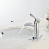 BWE Waterfall Single Hole Single-Handle Low-Arc Bathroom Sink Faucet With Pop-up Drain Assembly - 4 of 4