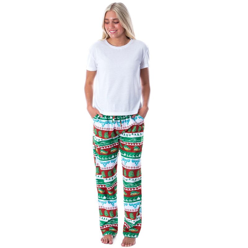 National Lampoon's Christmas Vacation Men's Fair Isle Loungewear Pajama Pants Multi, 5 of 6