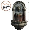 Teamson Home 32.1" Tiered Lion Head Stone LED Outdoor Water Fountain - 4 of 4