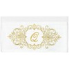 Linum Home Textiles 100% Turkish Cotton MONICA Gold Thread 2PC Embellished Bath Towel Set - 3 of 3