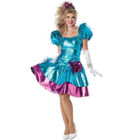 California Costumes 80s Party Dress Adult Costume : Target