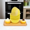 Unique Bargains Solid Color Disposable Baking Cups Greaseproof Paper 1.97"x1.18" 100 Pcs - 2 of 4
