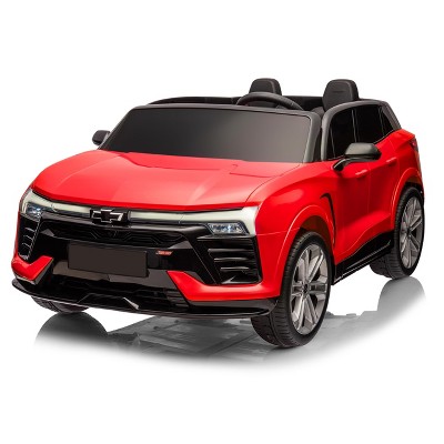 24V Kids Ride On Car, 2-Seater SUV Licensed Chevrolet Blazer Electric Car w/Parent Remote Control, 3 Speeds