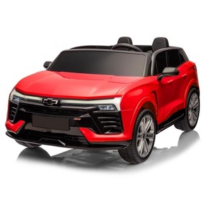 24V Kids Ride On Car, 2-Seater SUV Licensed Chevrolet Blazer Electric Car w/Parent Remote Control, 3 Speeds - 1 of 4