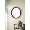 Vynxaria D20x1.5" Transitional Mango Wood Wall Mirror with Solid Frame for Bathroom & Entryway - Leaning Wall Decor Piece - 2 of 4