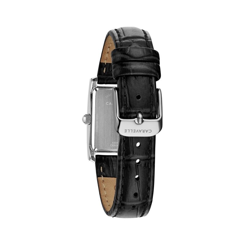 Caravelle designed by Bulova Ladies' Dress 3-Hand Quartz Watch, Rectangle Case, Roman Numeral, 3 of 6