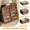Gikpal 12 Drawer Dresser for Bedroom, Cupboards & Cabinets, Tall Dressers & Chests of Drawers for Bedroom, Side Pockets and Hooks, Living Room - 4 of 4