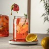 Le'raze Drinking Glasses Set of 4 - Can Shaped Glass Cups with Straws, 16oz - 2 of 4