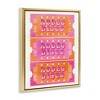Stupell Industries Rodeo Disco Ticket Stubs Black Framed Floater Canvas Wall Art - 3 of 4