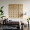 Urban Wild Studio desert check small charcoal Wood Wall Mural - Society6 - 2 of 2