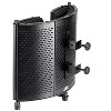 Monoprice Microphone Isolation Shield - Black - Foldable with 3/8in Mic Threaded Mount, High Density Absorbing Foam Front and Vented Metal Back Plate - image 4 of 4