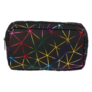 Unique Bargains Women Durable Colorful Cosmetic Bag 1 Pc - 1 of 4