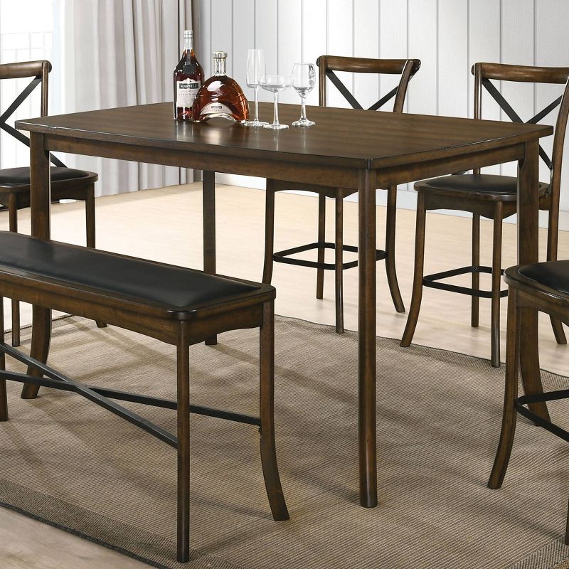 Somers Rectangular Counter Height Dining Table Oak - HOMES: Inside + Out, 3 of 7