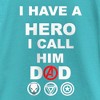 Girl's Marvel Avengers I Have a Hero I Call Him Dad T-Shirt - 2 of 4