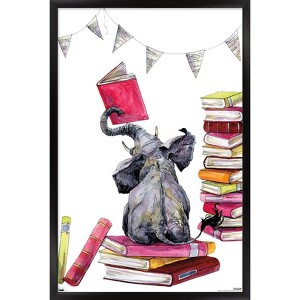 Trends International Snowtap - Elephant Books Framed Wall Poster Prints - 1 of 4
