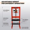 Hydraulic Press, 6 Ton 13000LBS H-Frame Shop Press with Gauge & Movable Plates for Garage Professional - 2 of 4