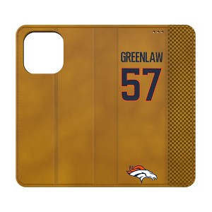 NFL Denver Broncos Players Game Tactic Folio Cell Phone Case for Apple iPhone - 1 of 4