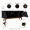 GDFStudio Ailey 53" Mid-Century Modern Wood TV Stand with Soft Close Doors - 4 of 4