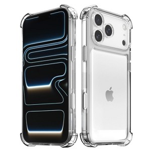 Vena For Apple iPhone 17 Pro Max Case Clear, Bump Resistant Crystal Clear Cover, Drop Protection Back Slim Protective Phone Case - 1 of 4