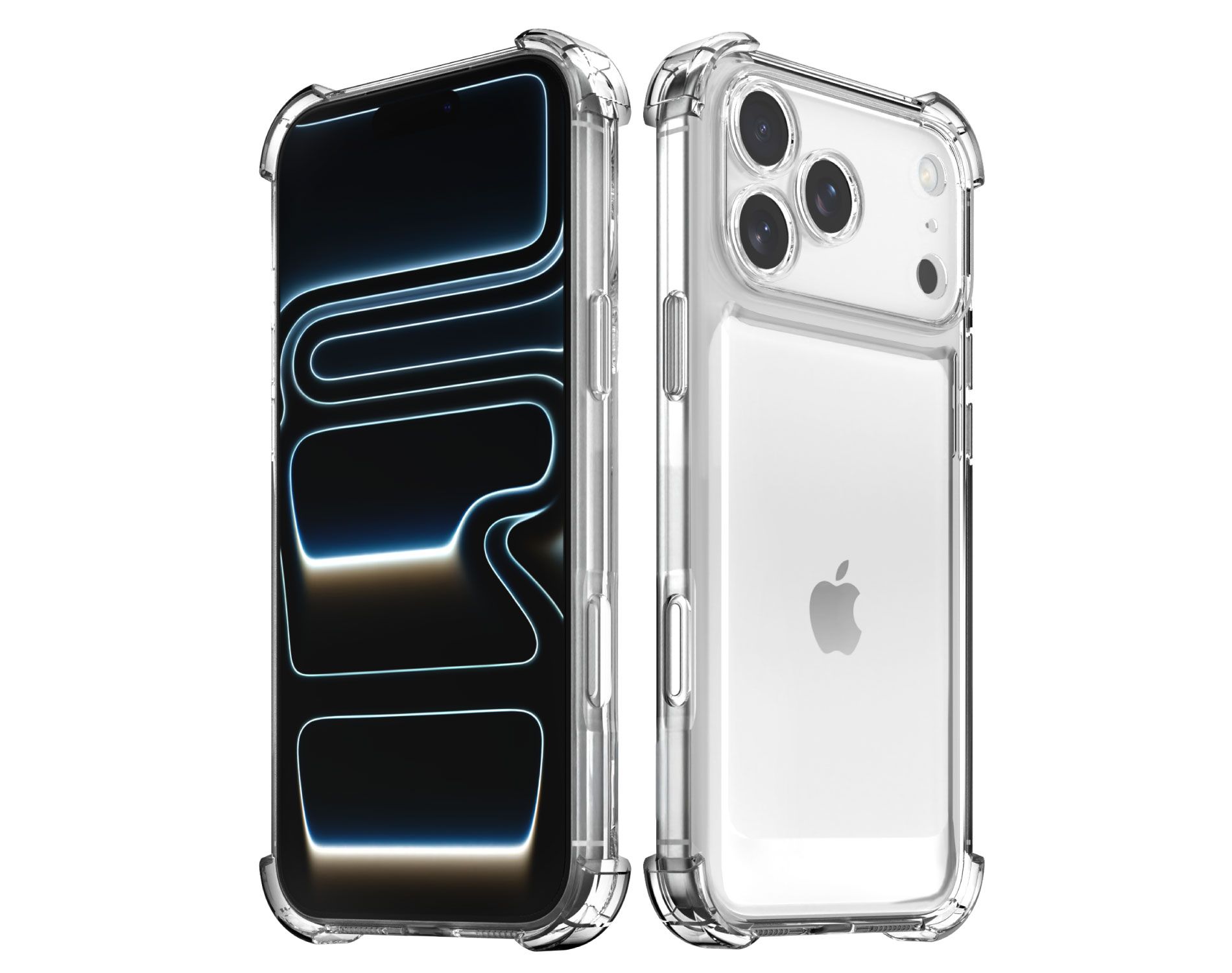 Vena For Apple iPhone 17 Pro Max Case Clear, Bump Resistant Crystal Clear Cover, Drop Protection Back Slim Protective Phone Case
