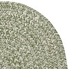 Colonial Mills Howell Tweed Braided Rug, Green 6x8, Oval Shape - 2 of 3