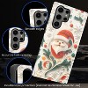 BONGEEK Case Compatible with Samsung Galaxy S24 Ultra,Scratch Resistant Hybrid 2-Layer Hard Shell Bright Phone Case,Christmas Santa Green Leaves Cute - 3 of 4