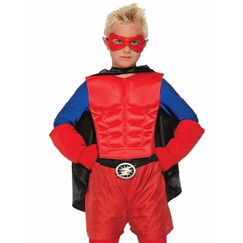 Forum Novelties Superhero Red Costume Muscle Chest Child Standard : Target