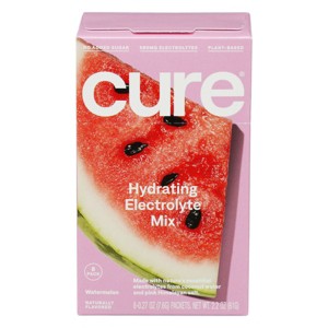 Cure Watermelon Drink Mix - Pack of 8/0.29 oz - 1 of 4