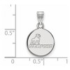 Black Bow Jewelry 14k White Gold Samford Bulldogs NCAA Small Pendant - 2 of 3