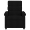 VidaXL Recliner Chair Black Fabric - 3 of 4