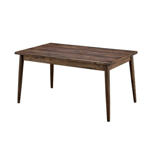 Mid-century Modern Dining Table Brown - Benzara : Target