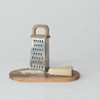 Storied Home Steel Grater with Mango Wood Cheese Board - 2 of 2