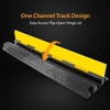 Pyle Cable Protector Cover Ramp - 1-Channel Safety Track with Flip-Open Lid (PCBLCO102) - Yellow - 2 of 4