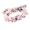 Hudson Baby Infant Girl Cotton Bib and Headband Set 5pk, Botanical, One Size - 4 of 4
