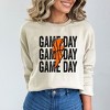 Simply Sage Market Women's Graphic Sweatshirt Game Day Stacked Lightning Bolt - 2 of 3