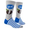 Cool Socks, York Peppermint Pattie, Funny Novelty Socks, Large - 3 of 4