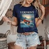 Rustic Red Covered Bridge Vermont State T-Shirt, New England Historical Tee and Travel Souvenir | OrnamentallyYou - 4 of 4