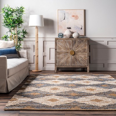Handmade Braided Cotton and Jute Runner Rug