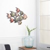 Metal Fish Indoor Outdoor Wall Decor Multi Colored - Olivia & May - 4 of 4