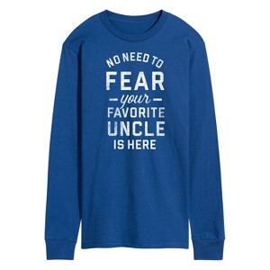 Men's - Instant Message - Your Favorite Uncle Is Here Long Sleeve Graphic T-Shirt - 1 of 4