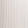 Springcrest 14" Top x 17" Bottom x 11" High x 11" Slant Lamp Shade Replacement Large White Empire Round Modern Fabric Pleated Spider Harp Finial - 2 of 4