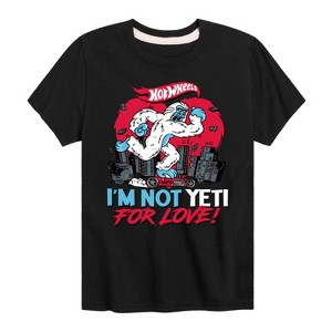Boys' - Hot Wheels - I'm Not Yeti For Love Short Sleeve Graphic T-Shirt - 1 of 4