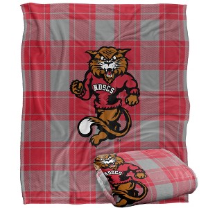 North Dakota State College Of Science Campus Plaid Spirit Silky Touch Super Soft Throw Blanket 50x60 - 1 of 4