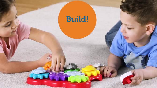 Learning Resources Build & Spin: Farm Friends, Fine Motor Toy, Ages 2+, 2 of 8, play video
