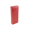 JAM Paper Plastic Sliding Pencil Case Box with Button Snap Red 2166513299 - 2 of 4